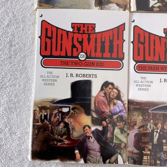 Vintage The Gunsmith  All Action Western Romance Novel x4 - Picture 5 of 14